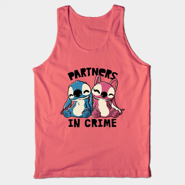 Partners In Crime Cute Lover Gift Tank Top by eduely